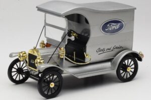 Ford Model T Delivery Truck Zilver Eagle Collectibles 1:18 430600 Metaal