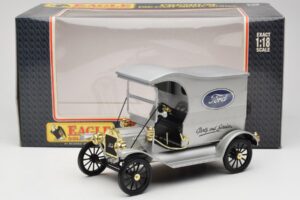 Ford Model T Delivery Truck Zilver Eagle Collectibles 1:18 430600 Metaal — afbeelding 6 van 6