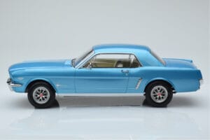 Ford Mustang Coupe Turquoise Norev 1:18 182800 Metaal — afbeelding 3 van 6