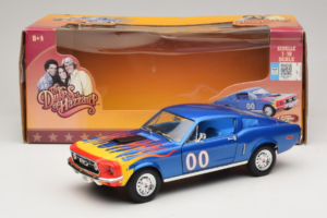 Ford Mustang Cooter's Car Dukes of Hazzard Tomy 1:18 21957P Metaal — afbeelding 6 van 6