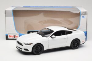 Ford Mustang GT S550 Wit Maisto 1:18 31197 Metaal — afbeelding 8 van 8