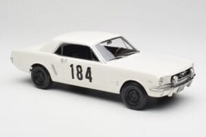 Ford Mustang Hardtop #184 B. Neyret / J. Terramorsi Rally Monte Carlo 1965 Norev 1:18 182801 Metaal — afbeelding 4 van 6