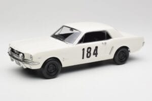 Ford Mustang Hardtop #184 B. Neyret / J. Terramorsi Rally Monte Carlo 1965 Norev 1:18 182801 Metaal