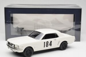 Ford Mustang Hardtop #184 B. Neyret / J. Terramorsi Rally Monte Carlo 1965 Norev 1:18 182801 Metaal — afbeelding 6 van 6