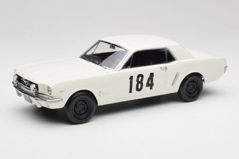 Ford Mustang Hardtop #184 B. Neyret / J. Terramorsi Rally Monte Carlo 1965 Norev 1:18 182801 Metaal