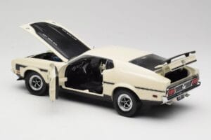 Ford Mustang Mach 1 Wit Sun Star 1:18 3602 Metaal — afbeelding 5 van 8