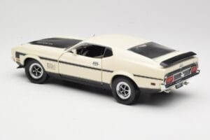 Ford Mustang Mach 1 Wit Sun Star 1:18 3602 Metaal — afbeelding 7 van 8