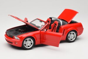 Ford Mustang S197 GT Cabriolet Rood Beanstalk Group 1:18 FOR10016R Metaal — afbeelding 2 van 8