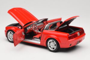 Ford Mustang S197 GT Cabriolet Rood Beanstalk Group 1:18 FOR10016R Metaal — afbeelding 5 van 8