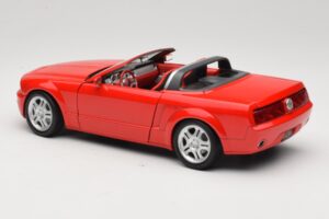 Ford Mustang S197 GT Cabriolet Rood Beanstalk Group 1:18 FOR10016R Metaal — afbeelding 7 van 8