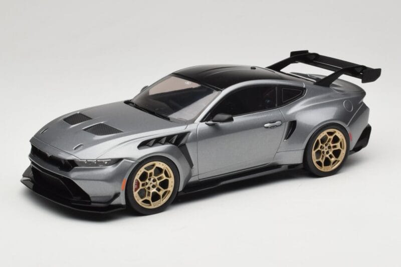 Ford Mustang S650 GTD Metallic Grey IXO 1:18 MCG18576 Metaal
