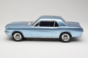 Ford Mustang V8 Hardtop Pony GT Silver Blue GT Spirit 1:12 G089 Hars — afbeelding 3 van 6