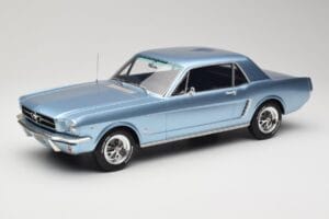 Ford Mustang V8 Hardtop Pony GT Silver Blue GT Spirit 1:12 G089 Hars