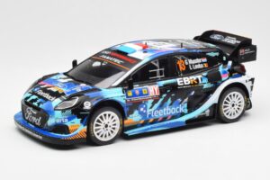 Ford Puma Rally1 #13 G. Munster / L. Louka Rally Central Europe 2023 IXO 1:18 18RMC188 Metaal