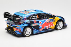 Ford Puma Rally1 #8 O. Tanak / M. Jarveoja 3rd Rally Central Europe 2023 IXO 1:18 18RMC187 Metaal — afbeelding 2 van 6