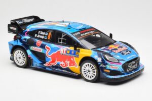 Ford Puma Rally1 #8 O. Tanak / M. Jarveoja 3rd Rally Central Europe 2023 IXO 1:18 18RMC187 Metaal — afbeelding 4 van 6