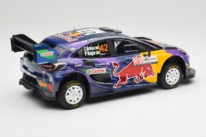 Ford Puma Rally1 #42 C. Breen / P. Nagle M-Sport Ford Rally Italia Sardegna 2022 TopSpeed 1:18 TS0491 Metaal — afbeelding 2 van 6