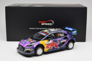 Ford Puma Rally1 #42 C. Breen / P. Nagle M-Sport Ford Rally Italia Sardegna 2022 TopSpeed 1:18 TS0491 Metaal — afbeelding 6 van 6