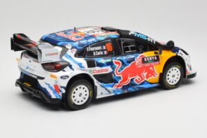 Ford Puma Rally1 WRC M-Sport #16 A. Fourmaux / A. Coria Safari Rally Kenya 2024 IXO 1:18 18RMC207 Metaal — afbeelding 2 van 6