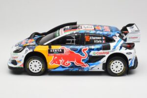 Ford Puma Rally1 WRC M-Sport #16 A. Fourmaux / A. Coria Safari Rally Kenya 2024 IXO 1:18 18RMC207 Metaal — afbeelding 3 van 6