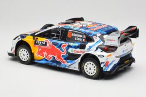 Ford Puma Rally1 WRC M-Sport #16 A. Fourmaux / A. Coria Safari Rally Kenya 2024 IXO 1:18 18RMC207 Metaal — afbeelding 5 van 6