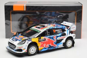 Ford Puma Rally1 WRC M-Sport #16 A. Fourmaux / A. Coria Safari Rally Kenya 2024 IXO 1:18 18RMC207 Metaal — afbeelding 6 van 6