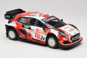 Ford Puma Rally1 WRC #22 M-Sport Ford World Rally Team M. Sesks / R. Francis Rally Poland 2024 IXO 1:18 18RMC215 Metaal — afbeelding 4 van 6