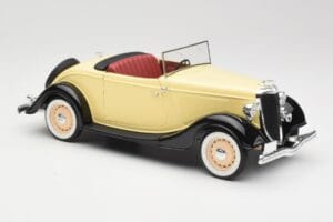 Ford Roadster Dearborn Yellow Solido 1:18 8008 Metaal — afbeelding 6 van 8