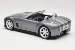 Shelby Cobra Cabriolet Grey Metallic Hot Wheels 1:18 G7220 Metaal — afbeelding 7 van 8