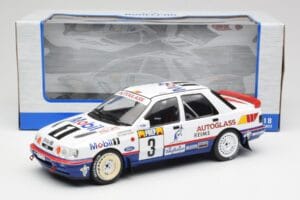 Ford Sierra RS Cosworth 4x4 #3 M. Biasion / T. Siviero Rally Monte Carlo 1992 MCG 1:18 MCG18355R Metaal — afbeelding 6 van 6