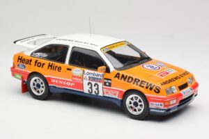 Ford Sierra RS Cosworth #33 R. Brookes RAC Rally 1989 IXO 1:18 18RMC115 Metaal — afbeelding 4 van 6