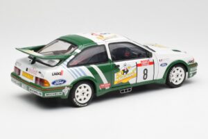 Ford Sierra RS Cosworth #8 D. Auriol / B. Occelli Rally Tour de Corse 1988 AUTOart 1:18 88812 Metaal — afbeelding 3 van 8