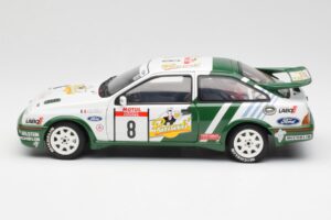 Ford Sierra RS Cosworth #8 D. Auriol / B. Occelli Rally Tour de Corse 1988 AUTOart 1:18 88812 Metaal — afbeelding 4 van 8