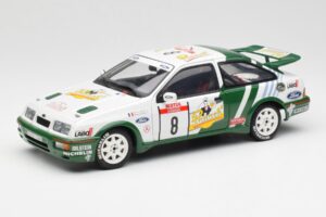 Ford Sierra RS Cosworth #8 D. Auriol / B. Occelli Rally Tour de Corse 1988 AUTOart 1:18 88812 Metaal