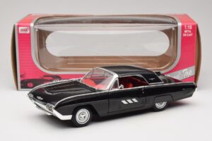 Ford Thunderbird Zwart Anson 1:18 30344 Metaal — afbeelding 8 van 8