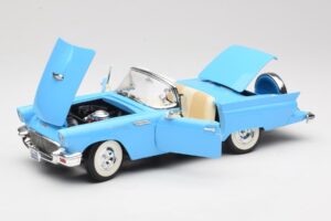 Ford Thunderbird Cabriolet Blauw Road Signature 1:18 92358 Metaal — afbeelding 2 van 8