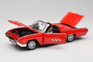 Ford Thunderbird Cabriolet Rood Anson 1:18 30334 Metaal — afbeelding 2 van 8