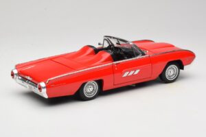 Ford Thunderbird Cabriolet Rood Anson 1:18 30334 Metaal — afbeelding 3 van 8