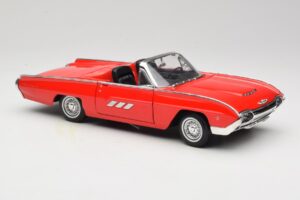 Ford Thunderbird Cabriolet Rood Anson 1:18 30334 Metaal — afbeelding 6 van 8
