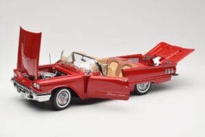 Ford Thunderbird Cabriolet Rood Sun Star 1:18 4311 Metaal — afbeelding 2 van 8