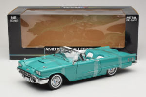 Ford Thunderbird Cabriolet Groen Sun Star 1:18 4315-P1 Metaal — afbeelding 6 van 6