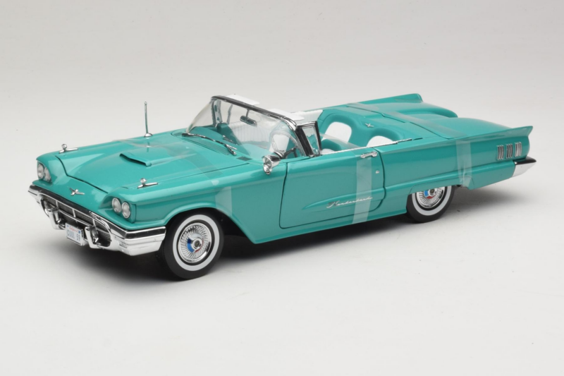 Ford Thunderbird Cabriolet Groen Sun Star 1:18 4315-P1 Metaal
