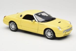 Ford Thunderbird Show Car Geel Maisto 1:18 50336 Metaal — afbeelding 6 van 8