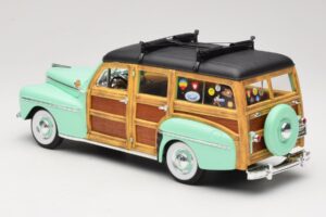 Ford Woody Panel Wagon Mintgroen Road Signature 1:18 20028 Metaal — afbeelding 7 van 8