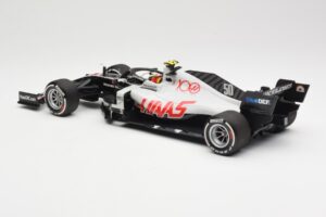 Haas VF-20 #50 M. Schumacher FP1 Abu Dhabi GP 2020 Minichamps 1:18 110201750 Metaal — afbeelding 5 van 6