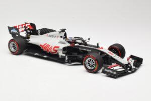 Haas VF-20 #8 R. Grosjean Bahrain GP 2020 Minichamps 1:18 110201508 Metaal — afbeelding 4 van 6