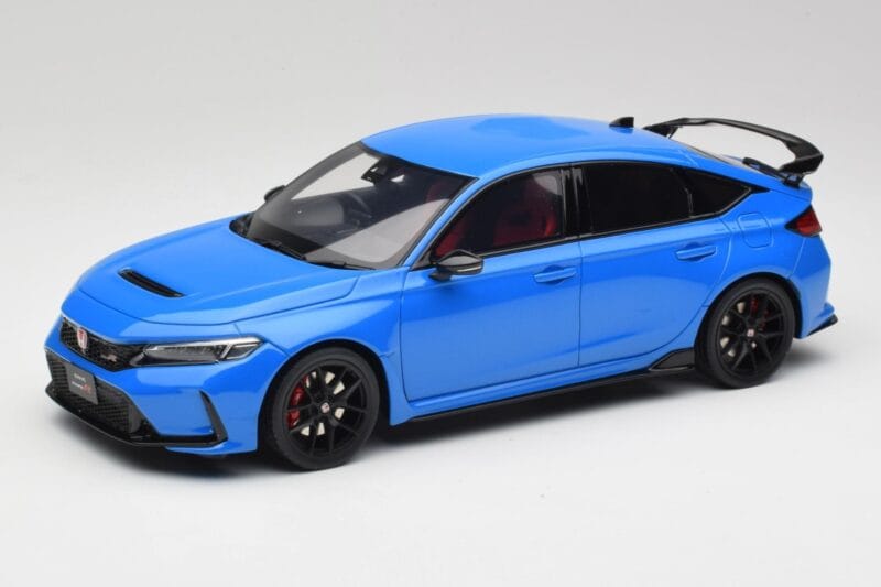 Honda Civic FK8 Type R Boost Blauw Parelmoer Otto 1:18 OT1093 Hars