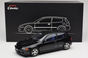 Honda Civic SiR II EG6 VTEC Zwart LCD 1:18 LCD18018-BL Metaal — afbeelding 9 van 9