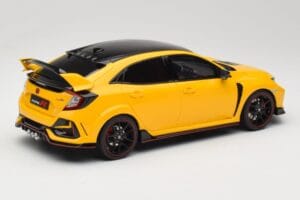 Honda Civic Type R FK8 Euro Spec Geel Otto 1:18 OT1111 Hars — afbeelding 2 van 6