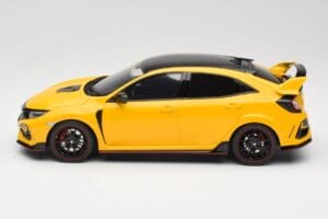 Honda Civic Type R FK8 Euro Spec Geel Otto 1:18 OT1111 Hars — afbeelding 3 van 6